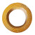 凤达 国标塑铜线软线 绝缘电线电缆 BVR10平方 黄色 1米