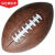 迦图鲮橄榄球 F9标准9号无标美式复古橄榄球防滑PU面料摆设品训练 白色穿带 浅褐色