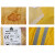代尔塔407007连体雨衣PVC涂层带反光条 长款风衣式工作劳保 407007黄色 XL