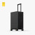 地平线8号（LEVEL8）行李箱拉杆箱登机箱密码箱20英寸男女德国PC箱体 曲面屏细铝框旅行箱 黑色