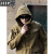 吉普（JEEP）战术外套美式m65防风上衣男户外迷彩军迷冲锋衣夹克外套 MC迷彩(外套+内胆) S(110-125斤)