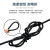 佳雁 电线电缆JHS 2*6平方 防水橡套软电缆潜水泵线户外水下电源线 黑色 100米