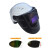 OEMG定制热浪RL-280自动变光面罩电焊面罩安全帽太阳能参数调焊工头盔 护罩半透明款式+深灰色安全帽+ 送10外2内片2电