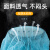 爱帝尔一次性帽子头套无纺布帽子 厨房条形帽防尘蓝色双筋1000只