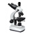 三目显微镜看精子10000倍生物光学便携微生物科学中学生 双目195高清物镜+500w电镜