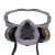 仁聚益8200一体式防毒面具 喷漆装修护目防风式防毒口罩防护面罩定制 2个滤毒盒不含面具