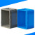 加厚塑料物流周转箱箱长方形过滤工具箱子储物箱有盖400*300*230 灰色 带平盖