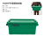 日本THOR收纳箱带盖子户外露营装备搬运箱车载收纳箱子衣物整理收纳 绿色-53L