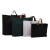 稳斯坦 WST1014 塑料包装袋（10个） 服装购物袋PE手提袋 磨砂黑 35*25+8