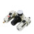 普力捷气动油水分离器AC3000气泵空气过滤器自动排水气源处理器三联件 AC5000-06D