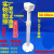 监控摄像头摄像机伸缩支架全铝合加强加长杆吊装立杆60-120cmI型 浅灰色