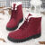 凯逸弗（kainifu）女士雪地靴冬季新款保暖中筒女棉鞋靴 红色 35
