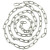 龙禹盛 304不锈钢防盗链锁  金属铁链链条 径3mm长10米 单位：条