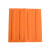 盲道砖橡胶 pvc安全盲道板 防滑导向地贴 30cm盲人指路砖b (底部实心)25*25CM(橘黄点状)