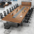 会议桌长桌简约现代大型接待桌洽谈培训桌条形板式会议室桌 5.0米*1.6米会议桌 加厚带储物柜