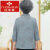 俞兆林七十岁妈妈夏装奶奶春秋装衬衫中老年人女上衣60岁70老人太太衣服 15绿色(单件) XL 85-105斤
