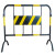 定制适用铁马护栏公路市政施工移动式围挡道路临时隔离栏杆工程安全防护警 6公斤重1.2*2米三色可选