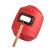 手持式电焊面罩古典加厚红钢纸电焊面罩铁框焊帽防水头戴防护面具 古典铝包边电焊面罩