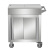 易美丽诺 CT-559 不锈钢调料车商用厨房餐厅调料台多功能移动小推车 加厚拉门款（带12缸）