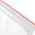 透明自封袋 pe塑料袋密封袋封口收纳袋40*60cm 厚30丝(白边100个 7.2号16*23cm*30丝(100个)