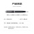 Pelikan百利金钢笔M805德国制造活塞上墨Souveran帝王18K金尖签字笔 黑色-圆形礼盒 EF尖(约0.38mm)