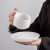 SUCCOHOMEWARE日式咖啡杯陶瓷黑白岩石咖啡杯碟套装高颜值精致拿铁挂耳杯 岩石白-咖啡一杯一碟 0ml