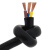 电缆电线2芯3芯1.5/2.5/4平方户外专用防水防冻软电源护套线  3芯 6 平方100米