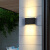 灯典（DENG DIAN）庭院门柱灯上下发光工程亮化防水洗墙灯超亮LED射灯酒店外墙壁灯大号B-003331 16W 3000K
