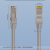 SPUE 六类成品网络跳线非屏蔽 ST-300-0.5M 无氧铜线芯 灰色0.5米