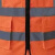 永辉 YF-03 反光衣工作服背心 网眼布有口袋 橘色 3XL