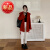 衣宫阁（YIGONGGE）中年妇女毛妮子双面尼高端双面羊绒大衣女中长款红色双面羊绒大衣 红色 S