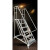 德银不锈钢登高车铝合金脚踏步台阶梯阁楼子工程爬梯凳仓库脚手取货架 3步750mm(载重225KG)