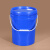特厚工业级水桶塑料桶密封桶油漆桶油墨桶胶桶桶小桶大桶机油桶带盖带提手L升KG公斤 20L-黄色特厚（带盖）
