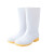 贝迪 高筒PVC劳保雨靴 防滑防水耐磨耐酸碱工作鞋 白色36码