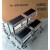 普力捷（PULIJIE）工业不锈钢台阶凳加高2层脚踏凳登高仓库凳 黑色2层2合一45*80*50厘米