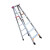 步步稳  加宽加厚全防滑 工程梯 多功能折叠梯铝梯4米全防滑13步