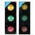 定制适用滑触线电源指示灯三色灯起重机行车天车信号灯HXC-50滑线指示灯 灯口直径50 平板款