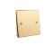 地插盖板地插用盲板线盒盖子 单位个金色86型铜地插盖板( 送螺丝