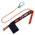 户外高空安全带防坠落安全绳单腰保险带电工爬杆带简易安全带 大钩普通款(绳长5米)