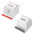 GEOS   创意智能排插办公家用带USB电源插板无线充插座多功能插排 FT02W 1.5米红色 带无线充 无 