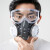 适用于KN95防尘口罩防毒防工业粉尘打磨灰粉面具全面罩水泥厂全脸 2个滤毒盒+2个透明盖