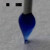 沁度定制ESD蓝色尖头不锈钢杆粘尘棒 镜头擦拭笔 防护胶棒 除尘棒 蓝