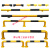 定制定制适用于钢管停车位挡车器车位， 2米黄黑低碳钢