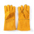 京斯坦工业电焊防护手套 焊接防烫焊工工作手套 春黄*均码（2副）