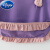 迪士尼（Disney）婴儿秋冬新款韩版反穿衣宝宝防水长袖罩衣儿童吃饭防脏围裙外穿 A-77紫色 80[建议身高70-80cm]