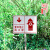 插地式不锈钢消防标识牌消防水泵接合器室外消火栓警示牌标牌定制 接合器参数版（红底） 20x30cm