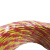 特变电缆 铜芯聚氯乙烯绝缘绞型连接用C级阻燃软电线 红色+黄色 导体结构140/0.15 300米