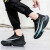 疾步（JIBU）跑步鞋男款马拉松前掌气垫减震回弹跑鞋夏季网面透气学生运动 黑色 42