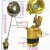 初构想（CHUGOUXIANG）黄铜浮球阀水塔水池可调式不锈钢水箱4分6分1寸DN15  25 40 50 32 1.2寸全不锈钢浮球