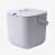 居洁 茶渣桶茶水桶带过滤排水桶废水桶家用茶台垃圾桶（蒙灰蓝6.5L） 单位：个